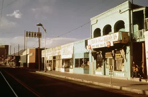 Ethnic Prints: 1970s America. The second ward or el barrio of El Paso, Texas ca. 1973