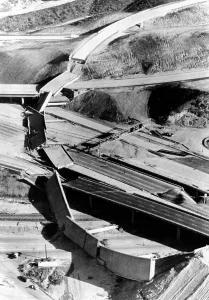 Earthquakes Prints: 1971 San Fernando Earthquake collapsed freeway overpasses