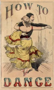 Images Dated 19th August 2008: 19th century dance manual, How to dance