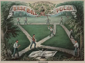 Sheet Music Prints: 19th century song writers experimented with many themes
