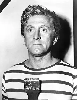 Movpor13 Prints: 20, 000 LEAGUES UNDER THE SEA, Kirk Douglas, hair and makeup test, April 22, 1954