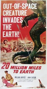 Rocket Prints: 20 MILLION MILES TO EARTH, US poster