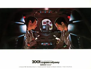 Gary Prints: 2001: A SPACE ODYSSEY, Gary Lockwood, Keir Dullea, 1968.'