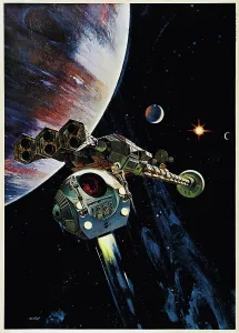 Spaceship Prints: 2001: A SPACE ODYSSEY, US poster, 1968