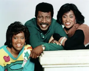 1980s Fashion Prints: 227, (from left): Regina King, Hal Williams, Marla Gibbs, (1989), 1985-90