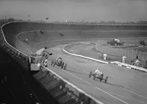 Automobiles Prints: The 250 mile Baltimore - Washington Speedway race