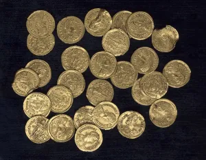 Cadiz Prints: 28 coins of Honorius and Arcadius (4th-5th c)