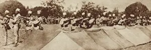 Photogravure Prints: Some of 3, 000 African soldiers in German Cameroon in WW1. 1914-15