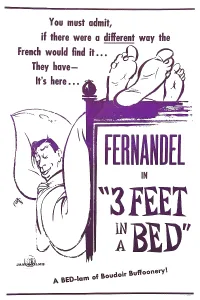 3lmpy Prints: 3 FEET IN A BED, (aka THREE FEET IN A BED, aka CASIMIR), French poster, Fernandel, 1950