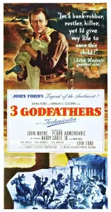 Baby Prints: 3 GODFATHERS (aka THREE GODFATHERS), top: John Wayne, 1948