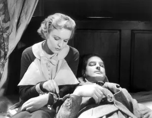 Carroll Prints: THE 39 STEPS, from left: Madeleine Carroll, Robert Donat, 1935