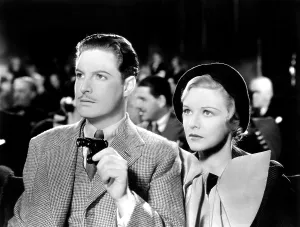 Madeleine Prints: THE 39 STEPS, Robert Donat, Madeleine Carroll, 1935