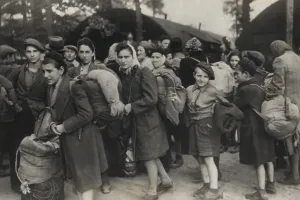Rs4wn Prints: Some of the 4, 515 Jewish passengers of the ship Exodus 1947, returning to Lubeck, Germany