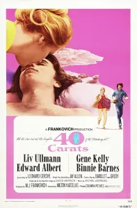 Holding Hands Prints: 40 CARATS, poster art, l-r: Liv Ullmann, Edward Albert, 1973