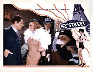 Warner Prints: 42nd STREET, from left, Warner Baxter, Ginger Rogers, Ned Sparks, Guy Kibbee, 1933