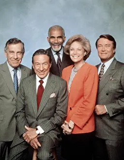 Wallace Prints: 60 MINUTES, from left, Morley Safer