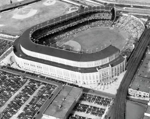 Bronx Prints: Over 70, 000 fans jam Yankee Stadium awaiting the first game of the 1941 World Series between the New York Yankees