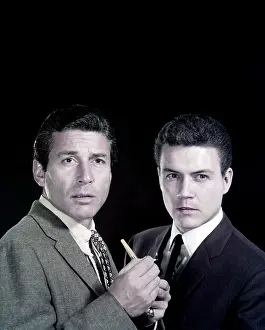 Zimbalist Prints: 77 SUNSET STRIP, from left, Efrem Zimbalist, Jr. Roger Smith, 1958-64