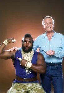 1980s Prints: THE A-TEAM, from left: Mr. T, George Peppard, 1983-1987