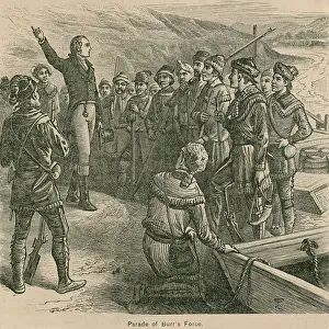 Mexico Prints: Aaron Burr speaking to recruits for his scheme to found a personal western nation