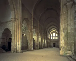 Burgundy Prints: Abbey of Fontenay. FRANCE. BURGUNDY