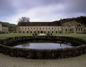 Frenchman Prints: Abbey of Fontenay. FRANCE. BURGUNDY
