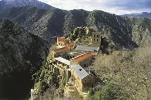 Pyrenees Orientales Prints: Abbey of Sant Marti del Canigo