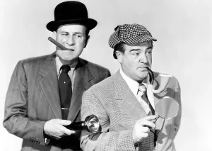 Magnifying Glass Prints: ABBOTT AND COSTELLO MEET THE INVISIBLE MAN, Bud Abbott, Lou Costello, 1951