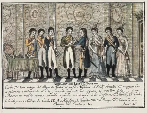 Ferdinand Vii Of Spain 1784 1833 Prints: Abdications of Bayonne (1808)