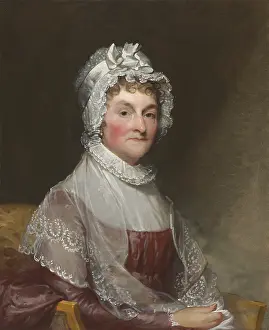 Above Waist Prints: Abigail Smith Adams, by Gilbert Stuart, c. 1800-15, American painting, oil on canvas