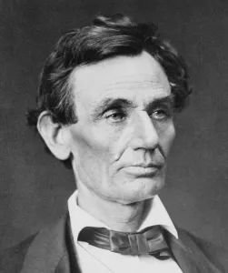 Candidate Prints: Abraham Lincoln (1809-1865), in a portrait of June 3, 1860 by Alexander Hesler