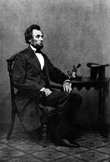 1800s Prints: Abraham Lincoln, (1809-1865), U