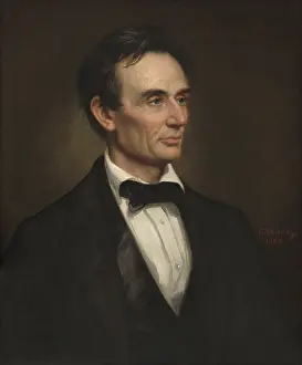 Lcgr1605 Prints: Abraham Lincoln, by George Peter Alexander Healy