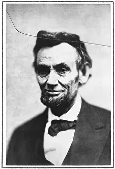 Images Dated 29th July 2009: Abraham Lincoln, in one of the last photographs taken