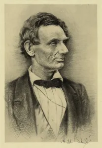 Otto Prints: Abraham Lincoln portrait etching made in the early 20th century from Lincoln's classic Alexander Hesler portraits