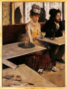 Restaurant Prints: The Absinthe Absinthe drinker, by Edgar Degas