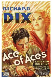 Allan Prints: ACE OF ACES, US poster art, from left: Richard Dix, Elizabeth Allan, 1933