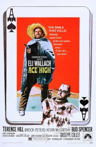 Peters Prints: ACE HIGH, US poster art, from left: Eli Wallach, Brock Peters, Terence Hill, 1968