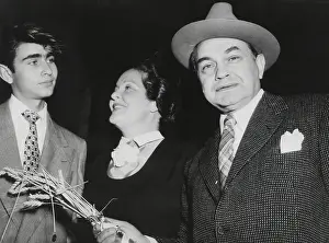 Film Prints: Actor Edward G. Robinson, with his wife