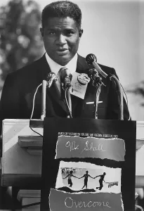 Ossie Prints: Actor Ossie Davis at the 1963 Civil Rights March on Washington. Aug. 28, 1963