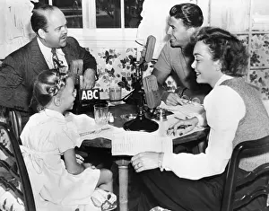 Broadcasting Prints: Actors Ronald Reagan and Jane Wyman