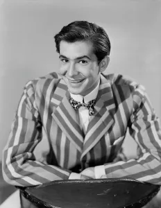 Striped Jacket Prints: THE ACTRESS, Anthony Perkins, 1953