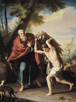 Neo Classical Prints: ACUA TRONCOSO, Cosme (1759-?). The Sacrifice of Isaac