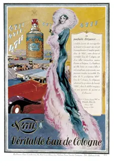 Publicity Prints: Advertising of Eau de Cologne (1931). AISA/Everett Collection**US SALES ONLY**