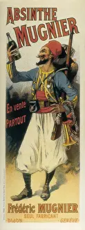 Shotgun Prints: Advertisement sign for absinthe 'Mugnier'