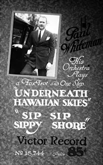 Whiteman Prints: Advertisement for Victor Records