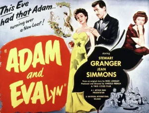 Granger Prints: ADAM AND EVELYNE, (aka ADAM AND EVALYN), Jean Simmons, Stewart Granger, Helen Cherry, 1949