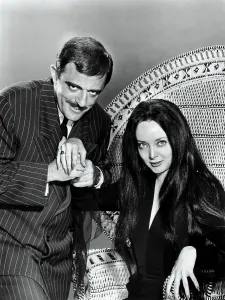 Husband And Wife Prints: THE ADDAMS FAMILY, John Astin, Carolyn Jones, 1964-66