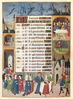 Castles Prints: ADELAIDA DE SABOYA, Maestro de(15th c)