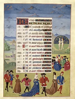 Courtier Prints: ADELAIDA DE SABOYA, Maestro de(15th c)